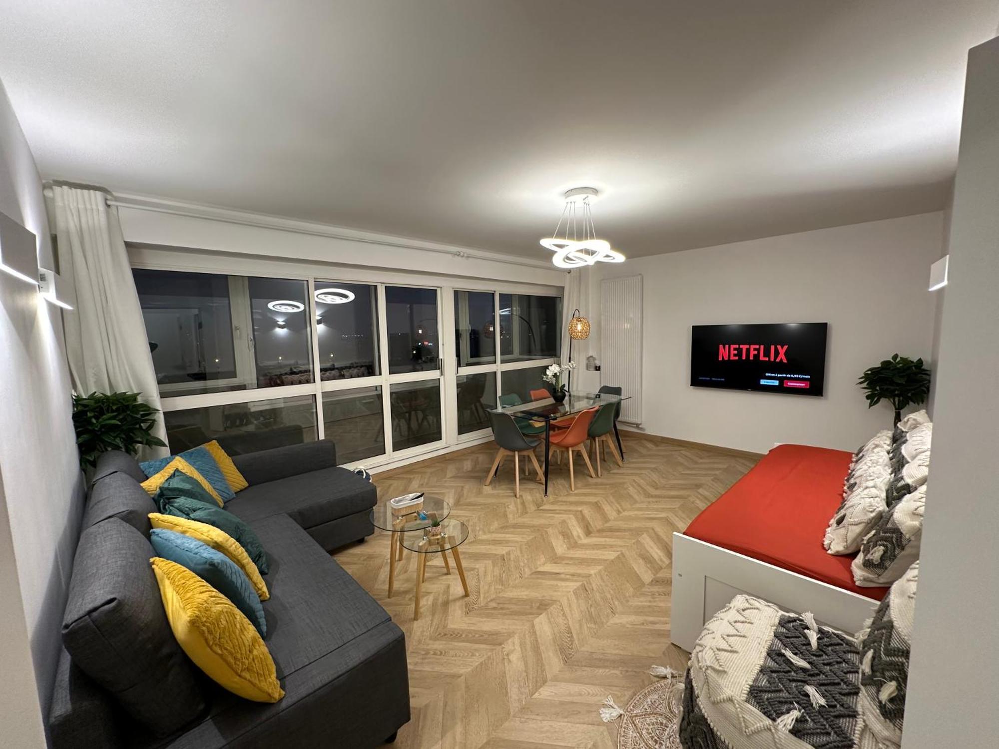 Paris Pantin Magnifique Appartement 4 Pieces De 108M2 Avec 2 Parking Interieur - Tres Cosy Pour 1 A 12 Personnes - Entierement Refait A Neuf Entire Apartment Luxurious And Warm - Pantin Paris 19 Eme Free Wifi Gratuit Exteriör bild